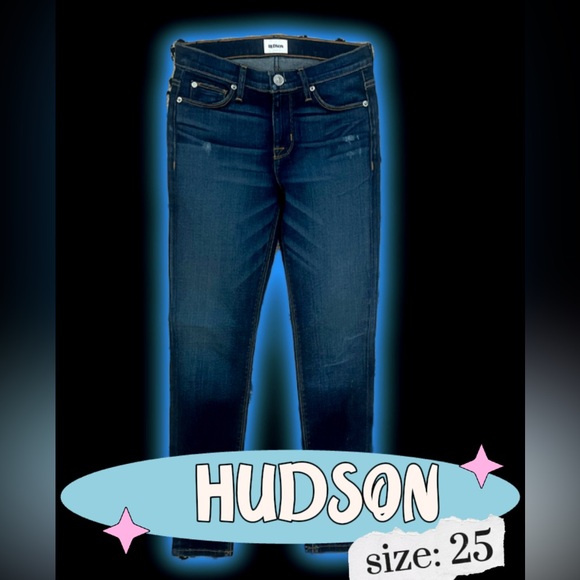 HUDSON Nico Mid-Rise Super Skinny Jean, Size 25 - Picture 1 of 6